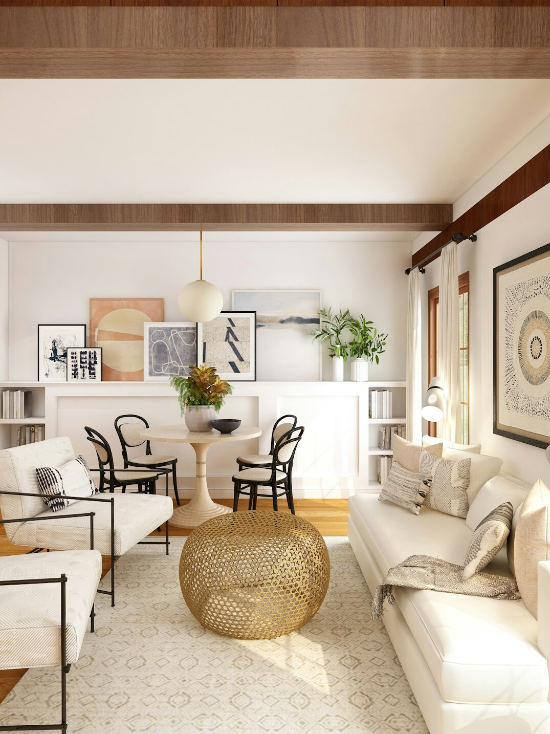 cozy modern living room