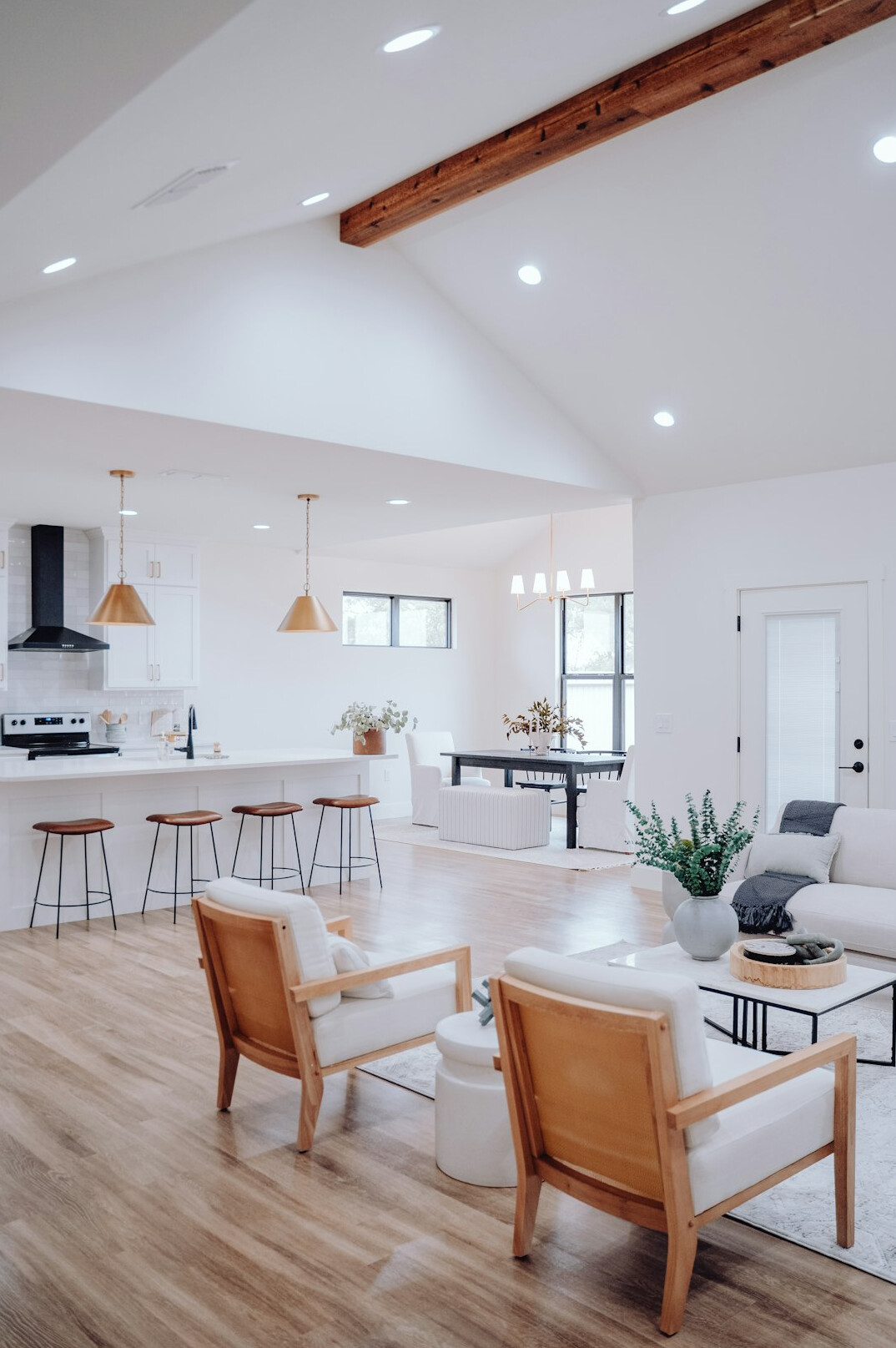 modern smart home living room